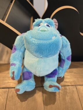 Disney Monsters Inc Sully Blue And Purple Soft Cuddly Plush Toy